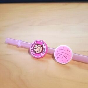 𝅺CAFECITO & Chisme Straw Toppers NWOT